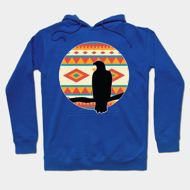 Sitting Eagle - 2 Hoodie by Brightfeather